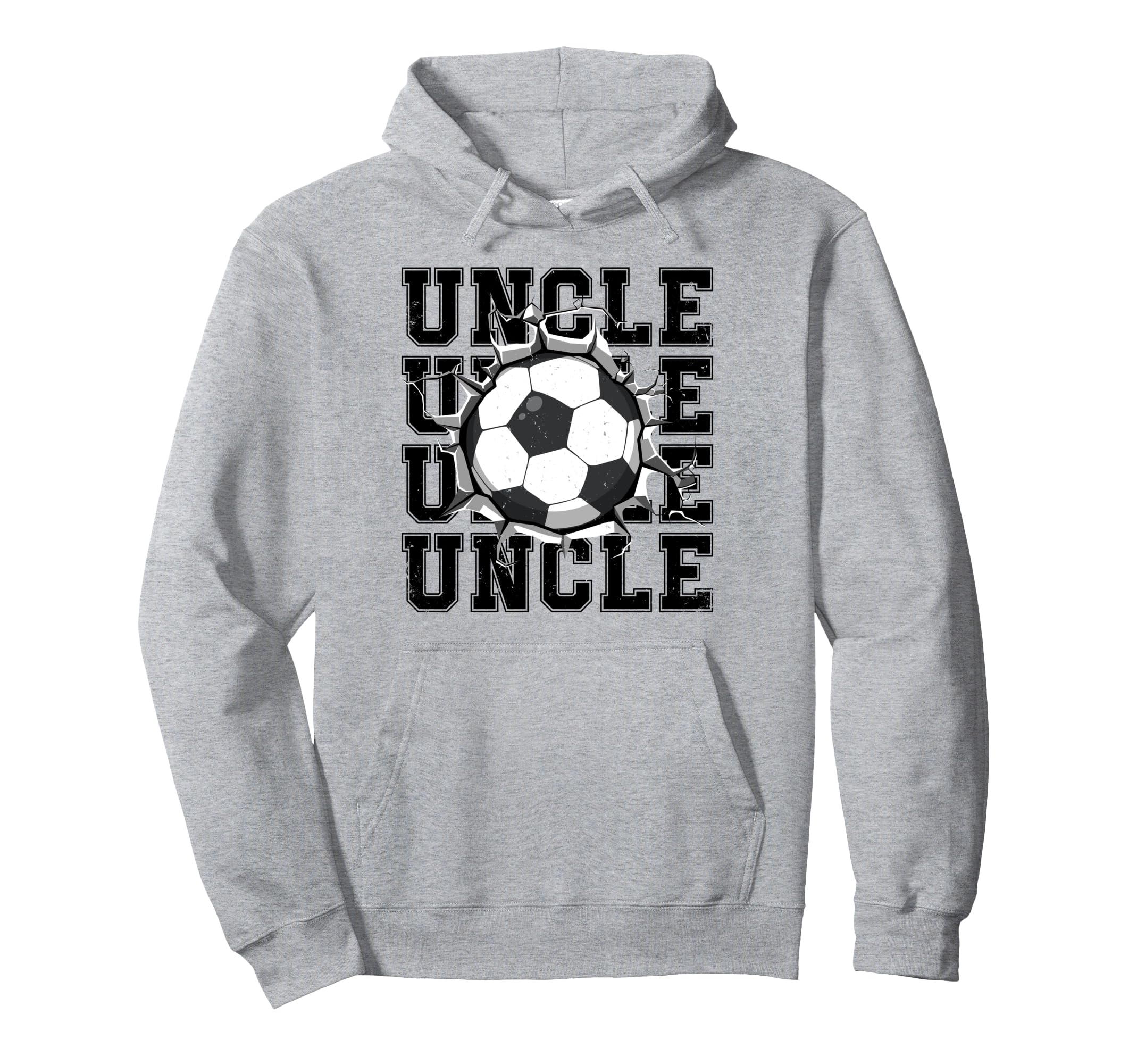 Soccer Uncle Cracked Wall Family Matching Hoodie - Novelty Apparel Unisex - T-Shirt, Sweatshirt, Hoodie