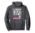 I Know I Play Like Football Try To Keep Up Hoodie - Unique Graphic Unisex - T-Shirt, Sweatshirt, Hoodie