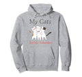 My Cats Are My Valentine Cat Hoodie - Casual Everyday Wear for Adults - T-Shirt, Sweatshirt, Hoodie