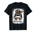 Mom Life Bleached Mom Life Leopard T-Shirt - Minimalist Print for Adults - T-Shirt, Sweatshirt, Hoodie