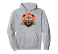 Papa Bear Sunglasses Funny Bear Dad Hoodie - Casual Everyday Wear Unisex - T-Shirt, Sweatshirt, Hoodie