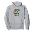 Papa Bear Autism Awareness Hoodie - Custom Art Print Men Women - T-Shirt, Sweatshirt, Hoodie