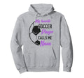 My Favorite Soccer Player Calls Me Hoodie - Minimalist Print for Adults - T-Shirt, Sweatshirt, Hoodie
