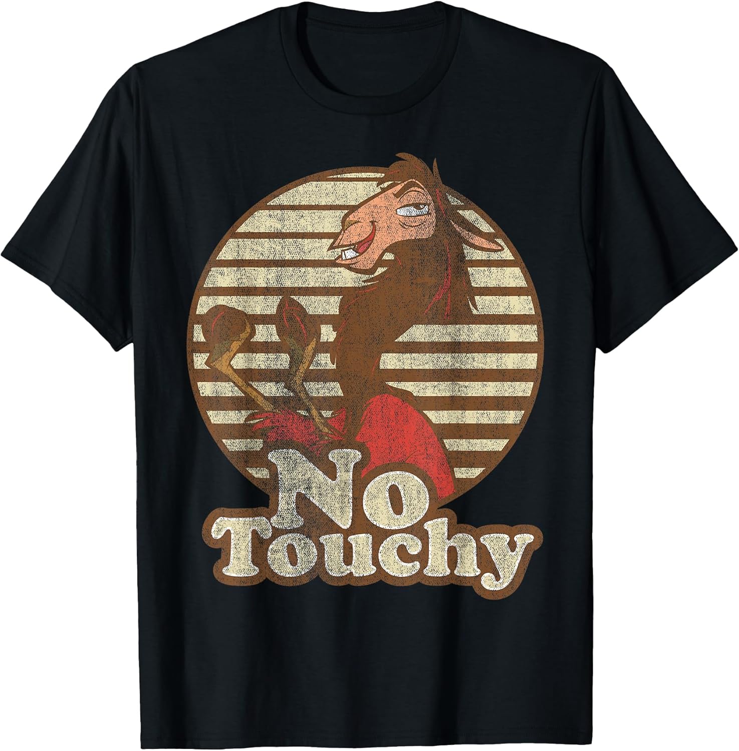 Emperor's New Groove Kuzco Llama No Touchy Short - Adult & Kids T-Shirts, Sweatshirts & Hoodies apparel design preview 1