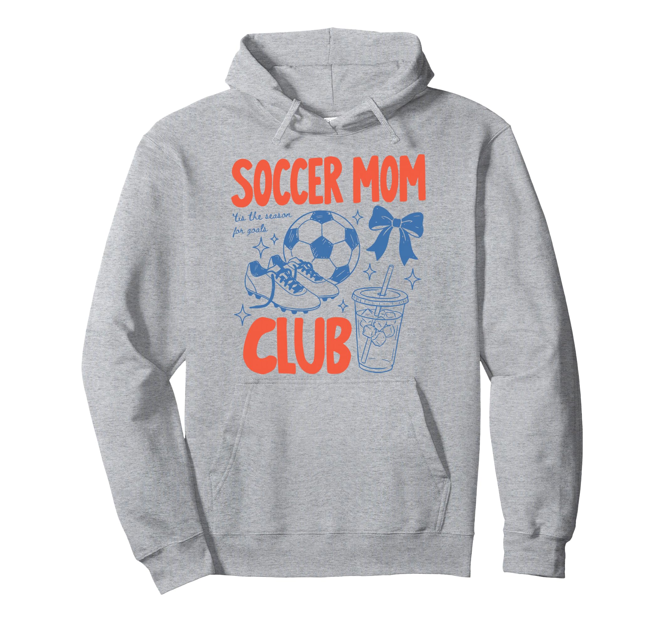 Soccer Moms Club Game Day Baller Mom Hoodie - Custom Art Print Men Women - T-Shirt, Sweatshirt, Hoodie
