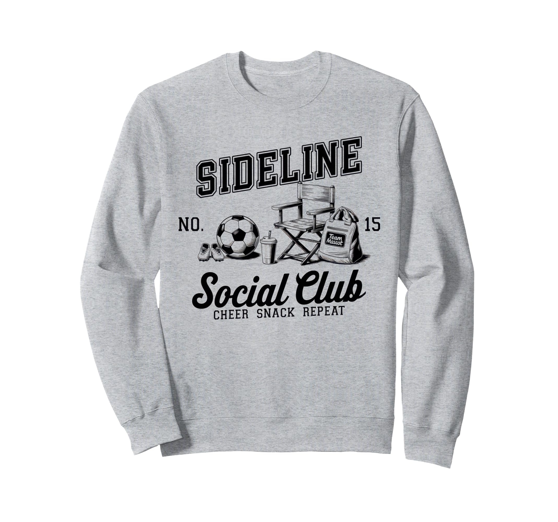 Sideline Social Club Soccer Mom Game Sweatshirt - Minimalist Print Unisex - T-Shirt, Sweatshirt, Hoodie