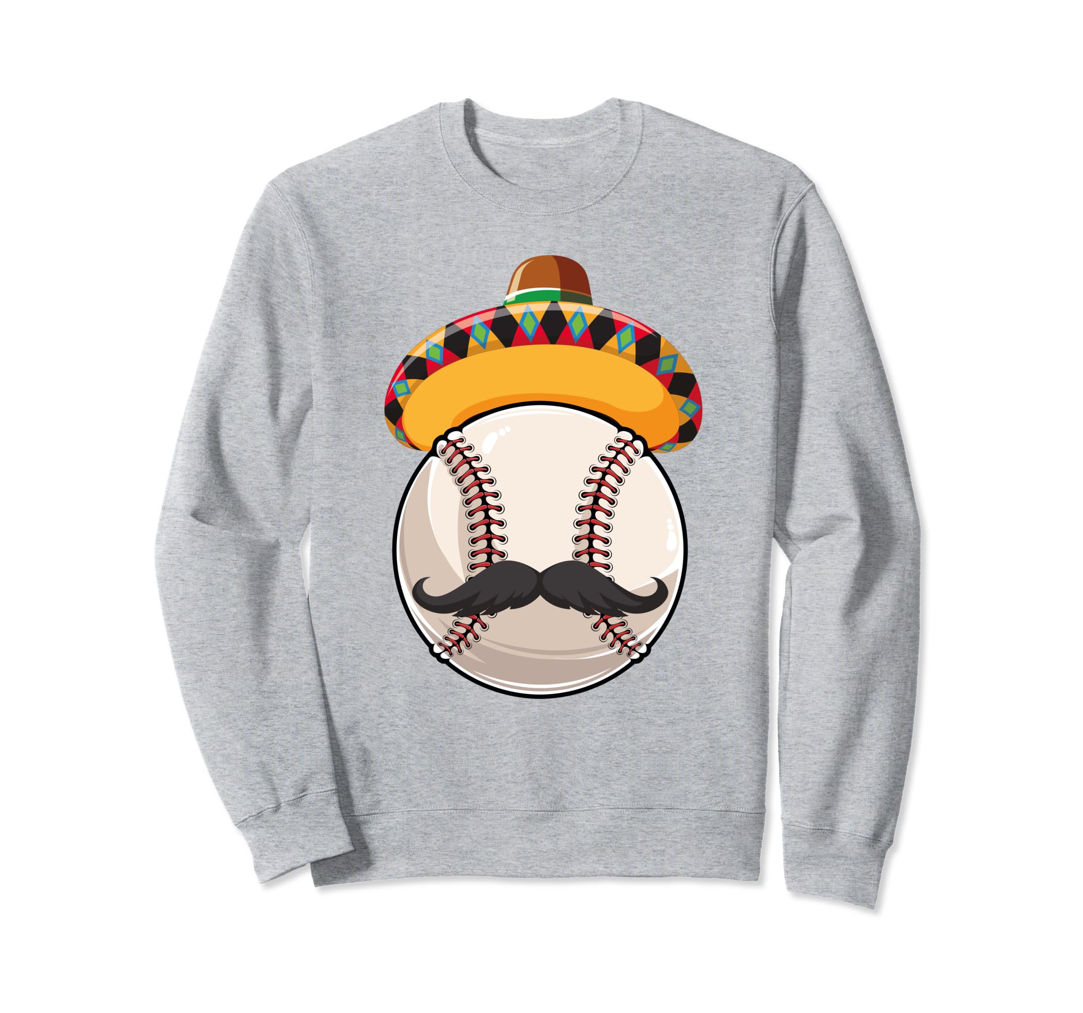 Funny Mexican Baseball Lover Sweatshirt - Graphic Print for Adults - T-Shirt, Sweatshirt, Hoodie
