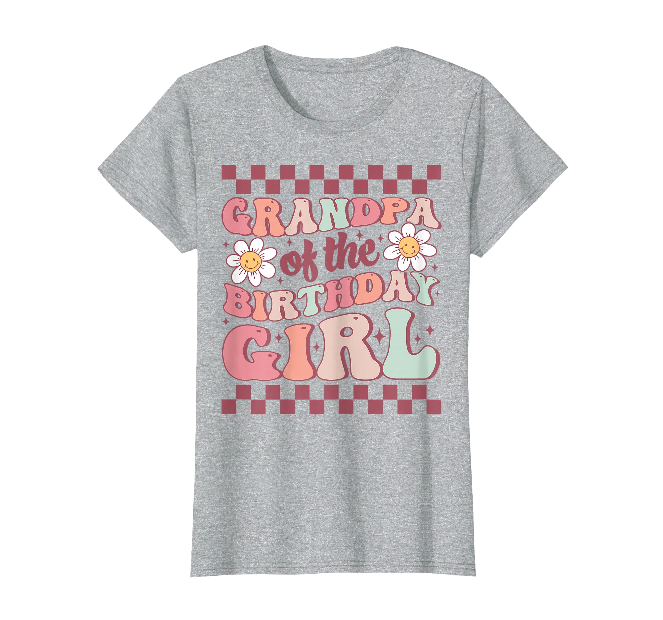 Grandpa Birthday Family Groovy T-Shirt - Novelty Apparel Men Women - T-Shirt, Sweatshirt, Hoodie