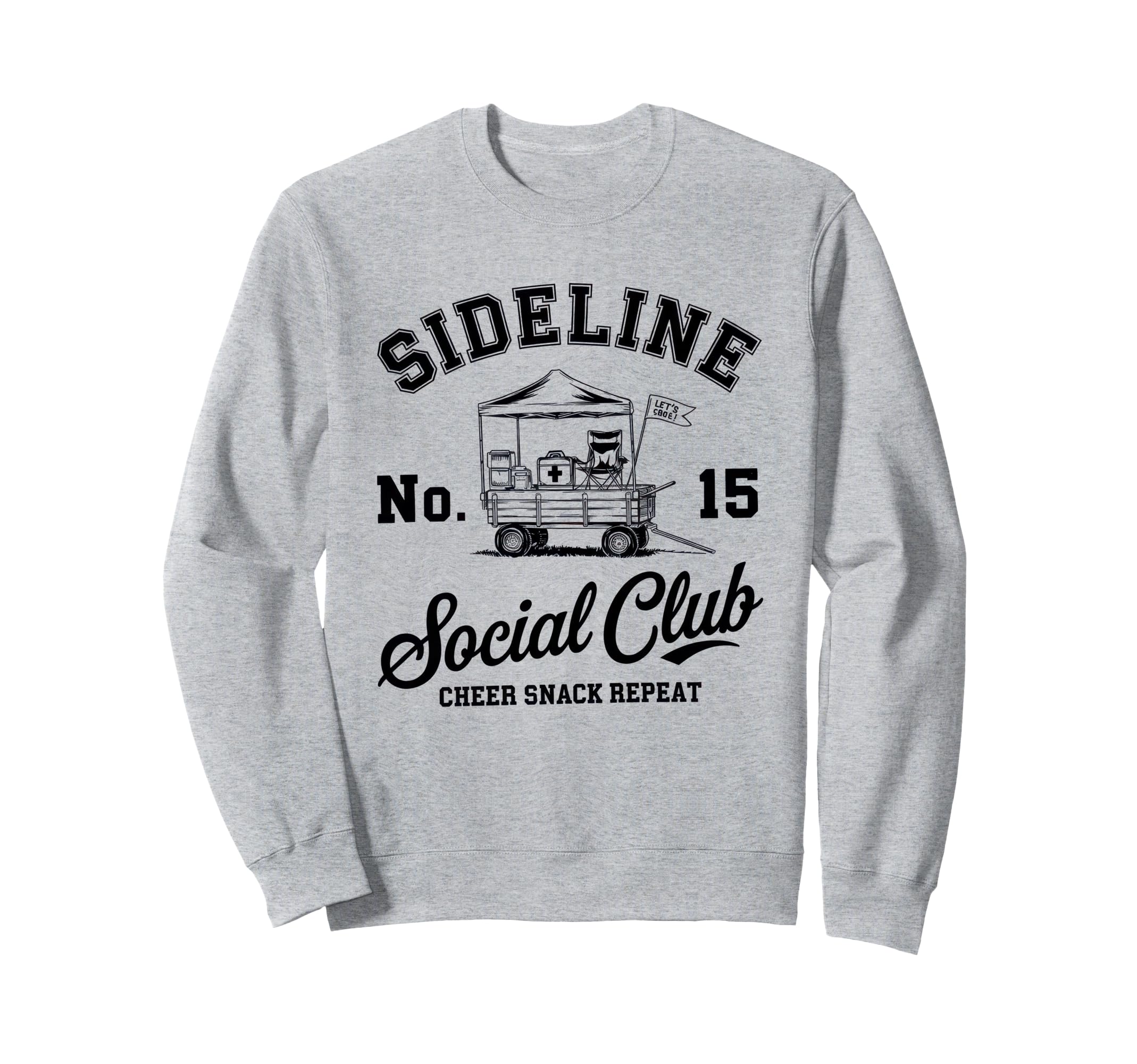 Sideline Social Club Soccer Mom Game Sweatshirt - Unique Graphic Men Women - T-Shirt, Sweatshirt, Hoodie