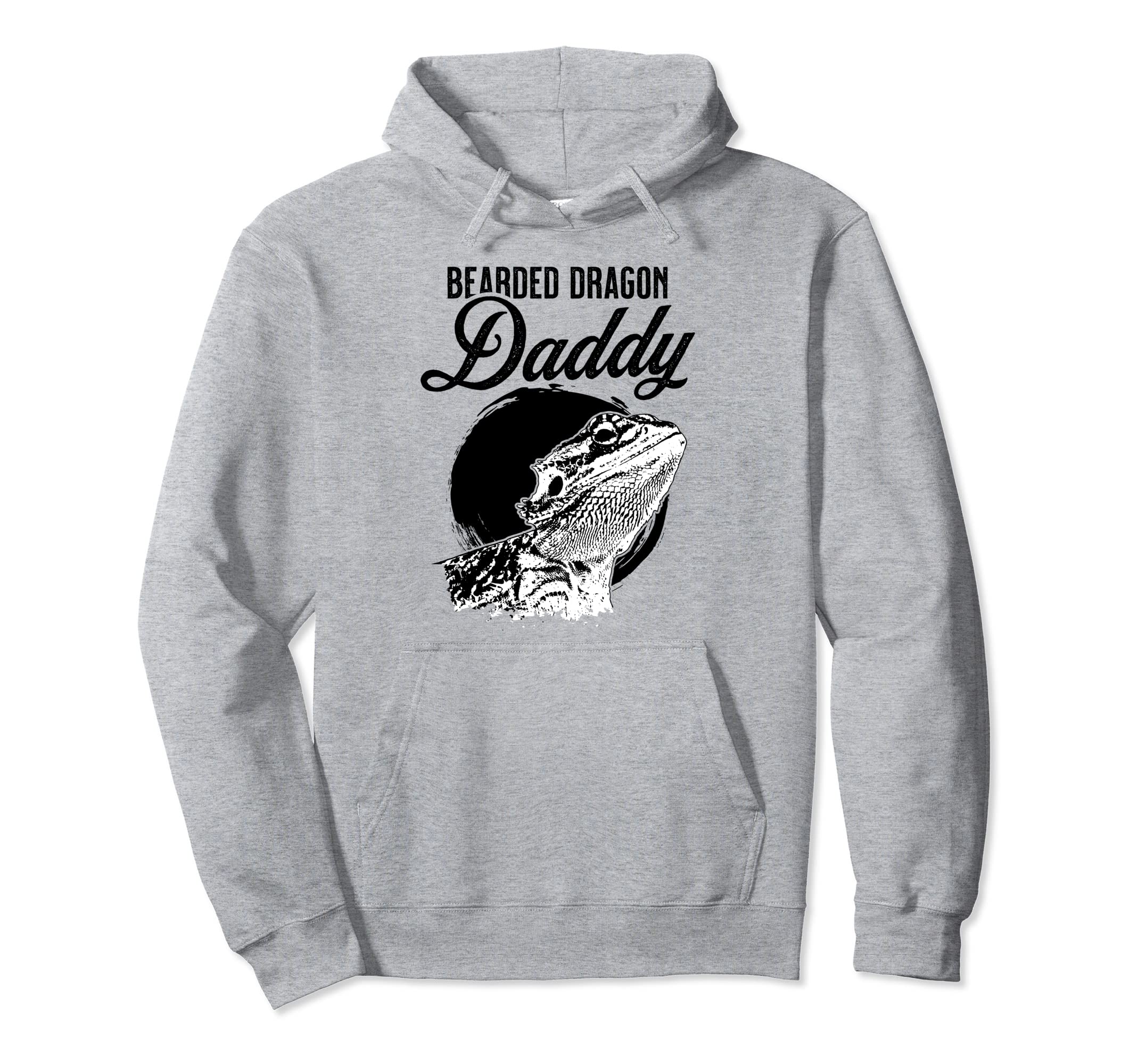 Bearded Dragon Daddy Father Dad Bearded Hoodie - Aesthetic Graphic Unisex - T-Shirt, Sweatshirt, Hoodie