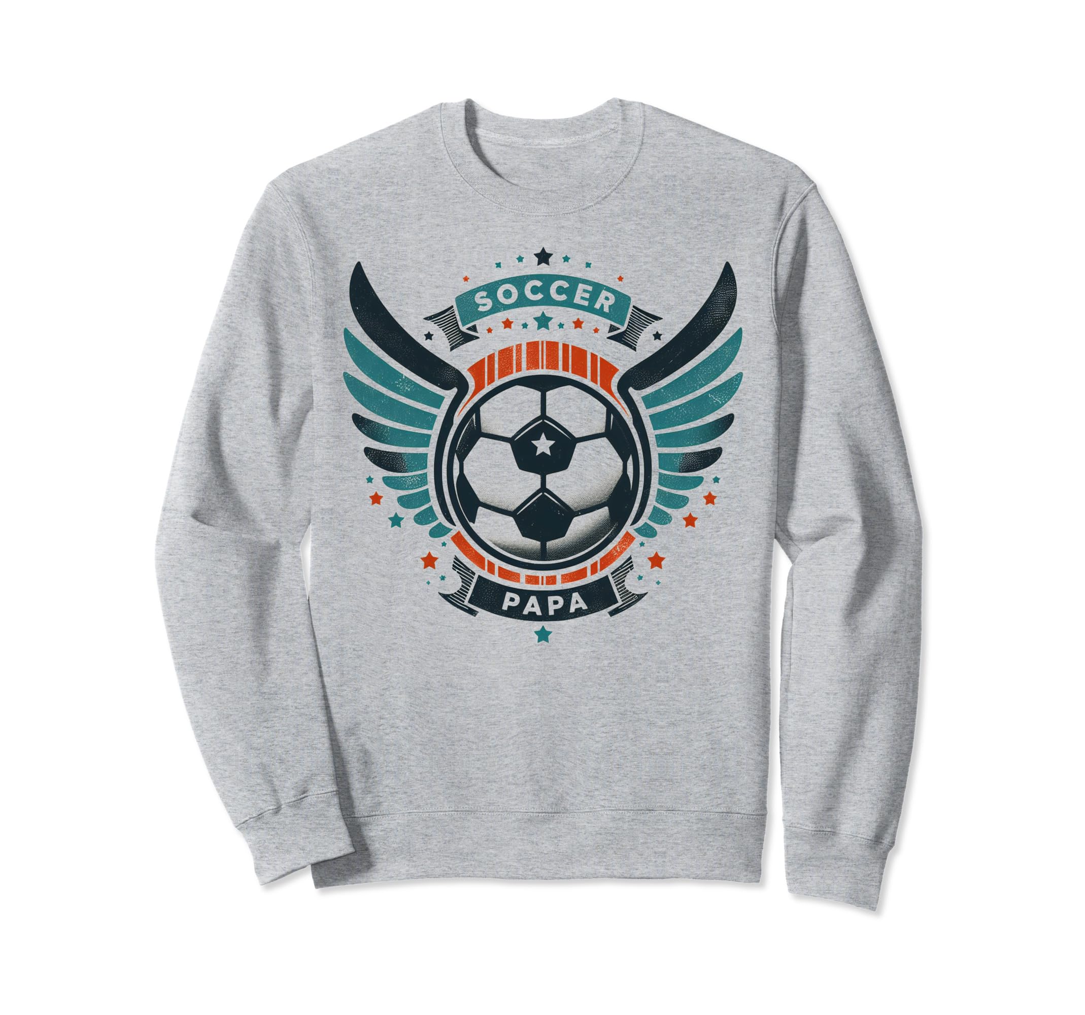 Soccer Papa Family Matching Dad Sweatshirt - Trendy Graphic Men Women - T-Shirt, Sweatshirt, Hoodie
