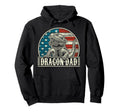 Bearded Dragon Dad American Flag 4Th July Hoodie - Trendy Graphic Unisex - T-Shirt, Sweatshirt, Hoodie