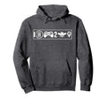 I Paused My Game To Be Here Funny Gamer Hoodie - Minimalist Print Unisex - T-Shirt, Sweatshirt, Hoodie