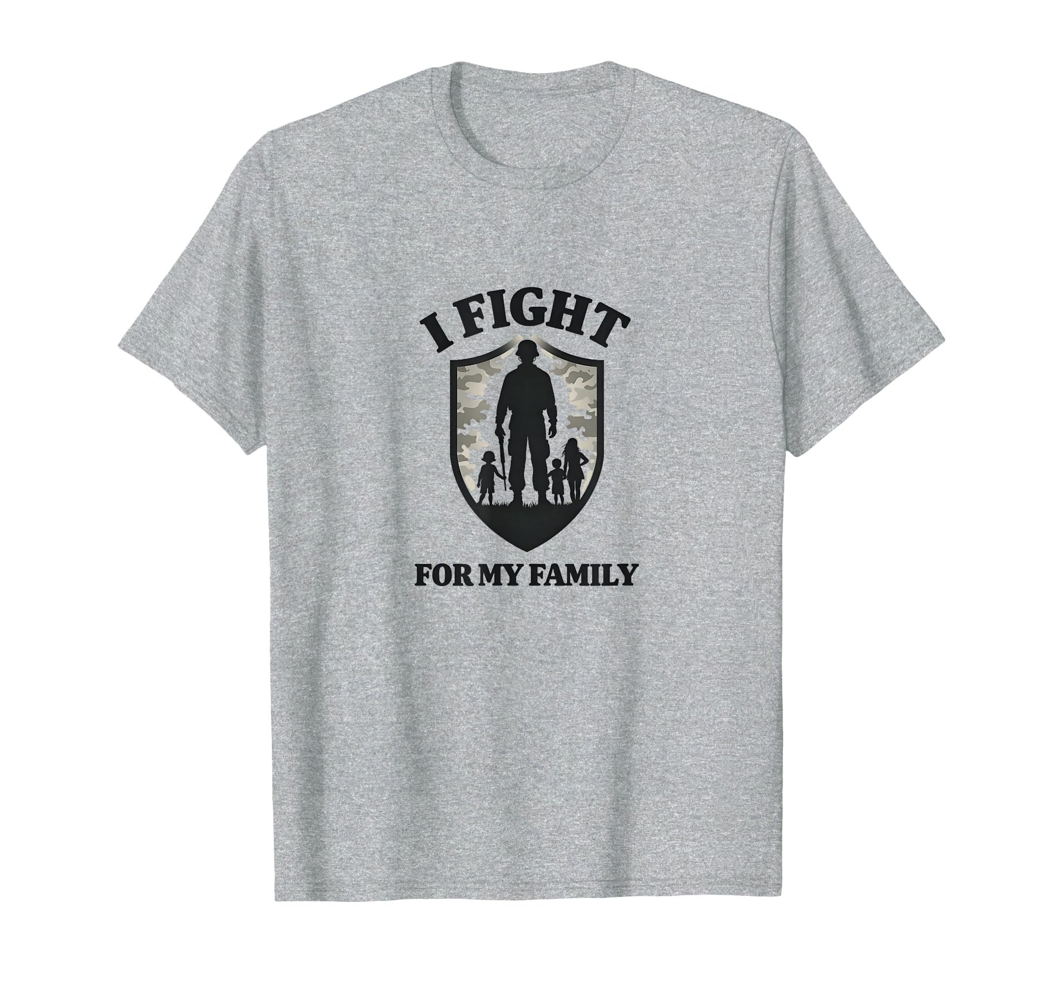 Army Dads I Fight My Family Military T-Shirt - Fun Novelty Design Unisex - T-Shirt, Sweatshirt, Hoodie