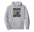Soccer Brother Family Matching Team Hoodie - Trendy Graphic Men Women - T-Shirt, Sweatshirt, Hoodie