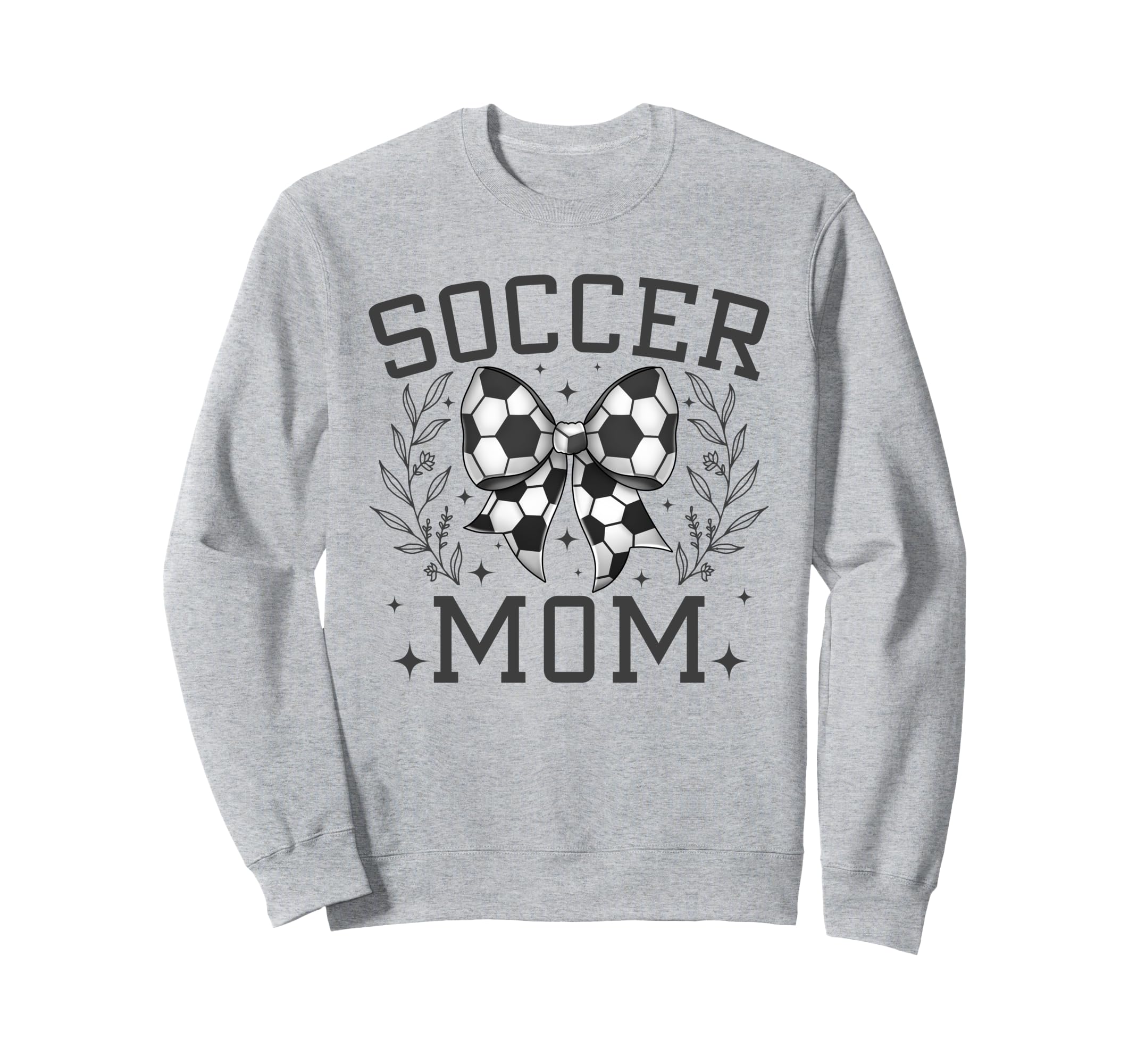 Coquette Bow Soccer Mom Game Day Sweatshirt - Minimalist Print Unisex - T-Shirt, Sweatshirt, Hoodie