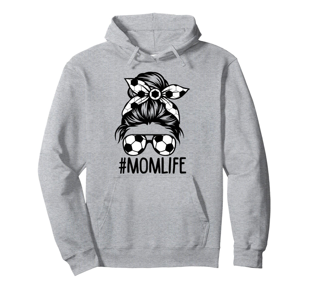 Dy Mom Life Soccer Lover Mothers Hoodie - Casual Everyday Wear Men Women - T-Shirt, Sweatshirt, Hoodie