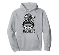 Dy Mom Life Soccer Lover Mothers Hoodie - Casual Everyday Wear Men Women - T-Shirt, Sweatshirt, Hoodie