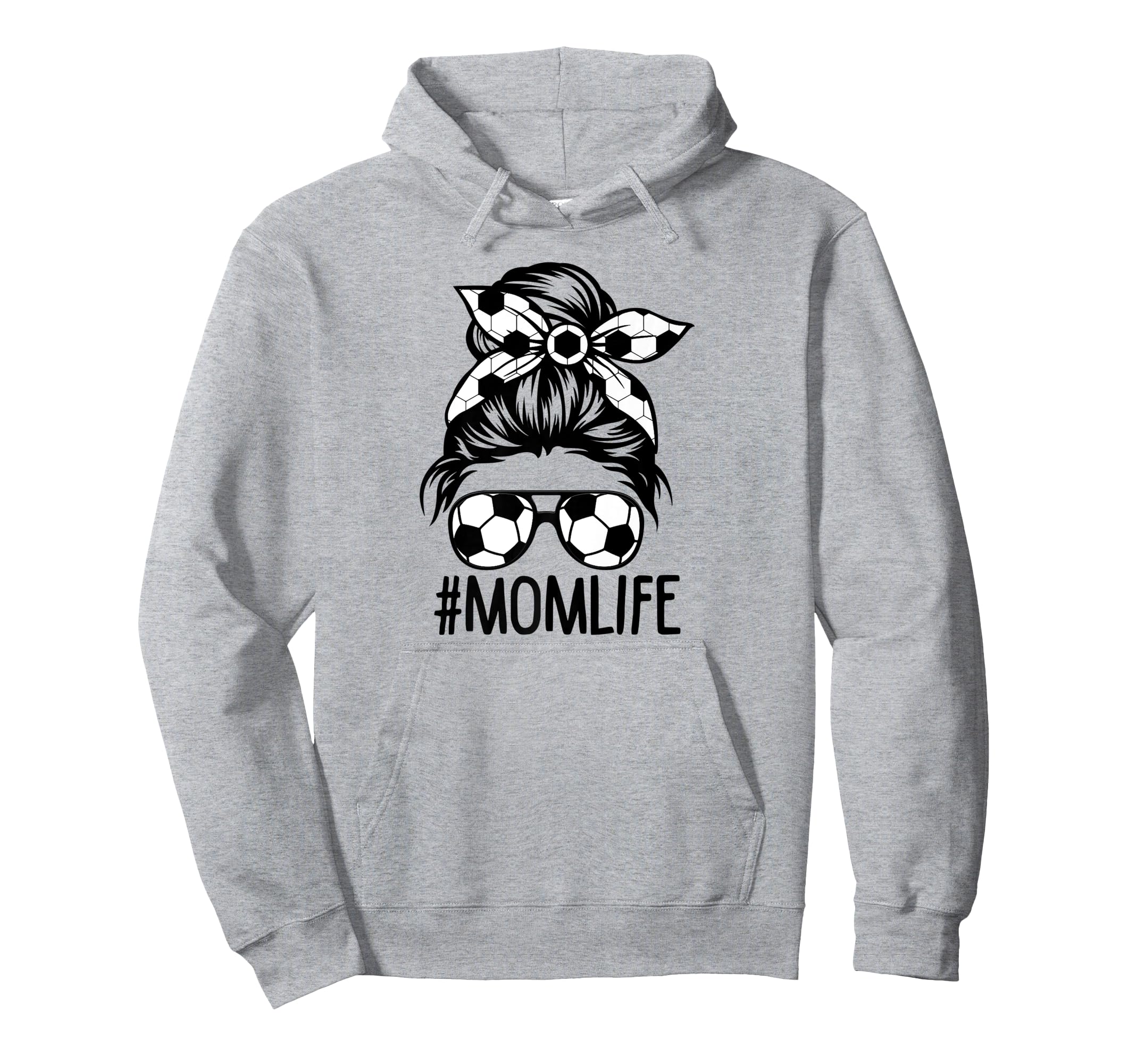 Dy Mom Life Soccer Lover Mothers Hoodie - Casual Everyday Wear Men Women - T-Shirt, Sweatshirt, Hoodie