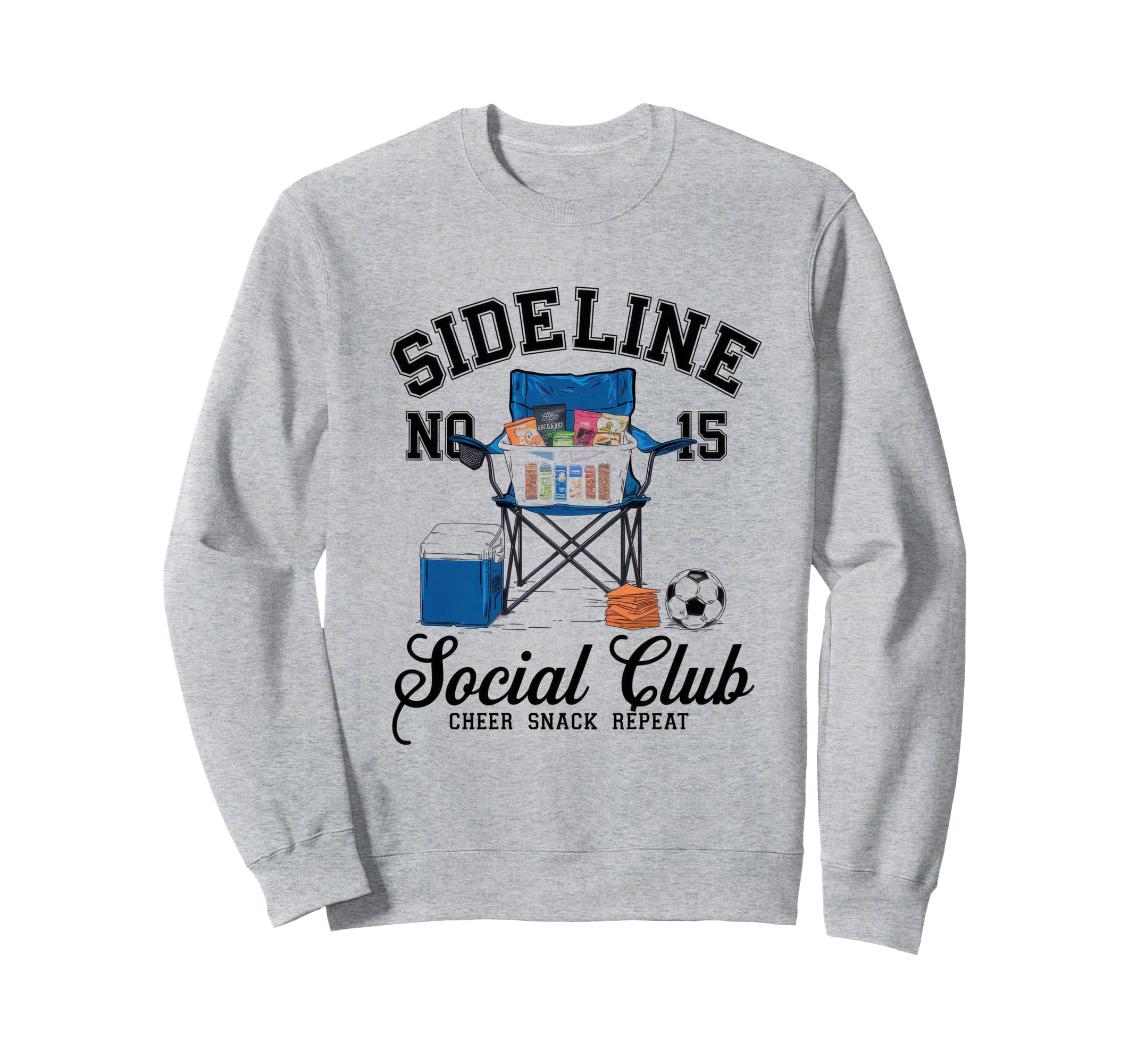 Sideline Social Club Soccer Mom Sweatshirt - Minimalist Print Men Women - T-Shirt, Sweatshirt, Hoodie