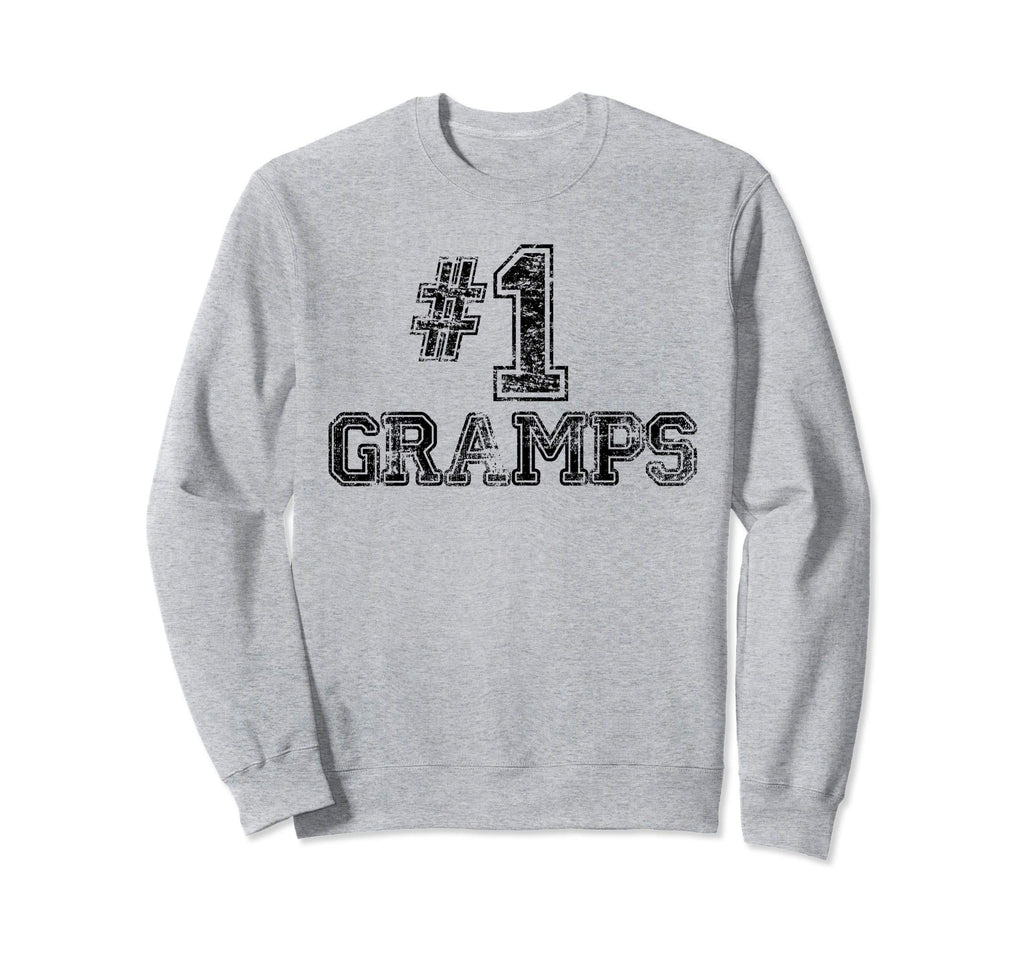 1 Gramps Number One Sports Fathers Sweatshirt - Minimalist Print Men Women - T-Shirt, Sweatshirt, Hoodie