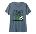 Game Day Soccer Season Black Green T-Shirt - Fun Novelty Design Unisex - T-Shirt, Sweatshirt, Hoodie
