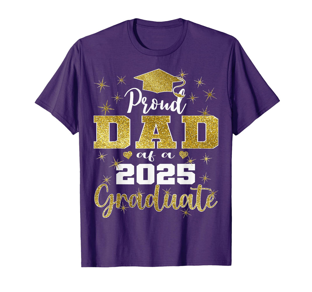 Super Proud Dad 2025 Graduate Senior T-Shirt - Custom Art Print for Adults - T-Shirt, Sweatshirt, Hoodie