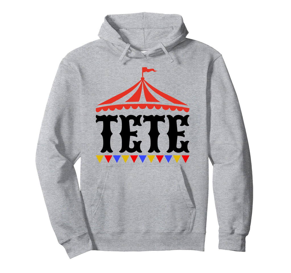 Circus Tete Birthday Carnival Family Hoodie - Minimalist Print for Adults - T-Shirt, Sweatshirt, Hoodie