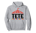 Circus Tete Birthday Carnival Family Hoodie - Minimalist Print for Adults - T-Shirt, Sweatshirt, Hoodie
