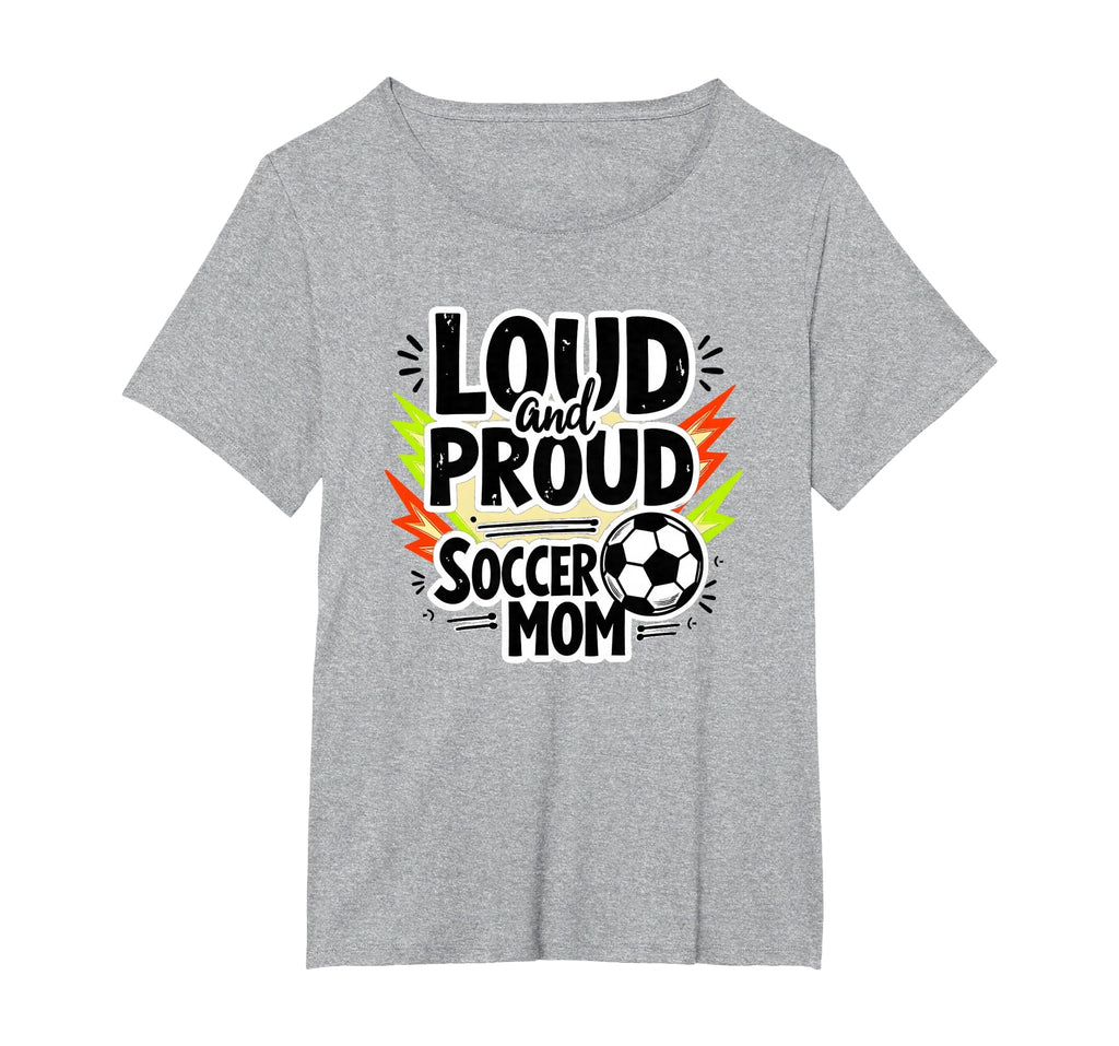 Loud And Proud Soccer Mom Womens Sweatshirt - Minimalist Print Men Women - T-Shirt, Sweatshirt, Hoodie