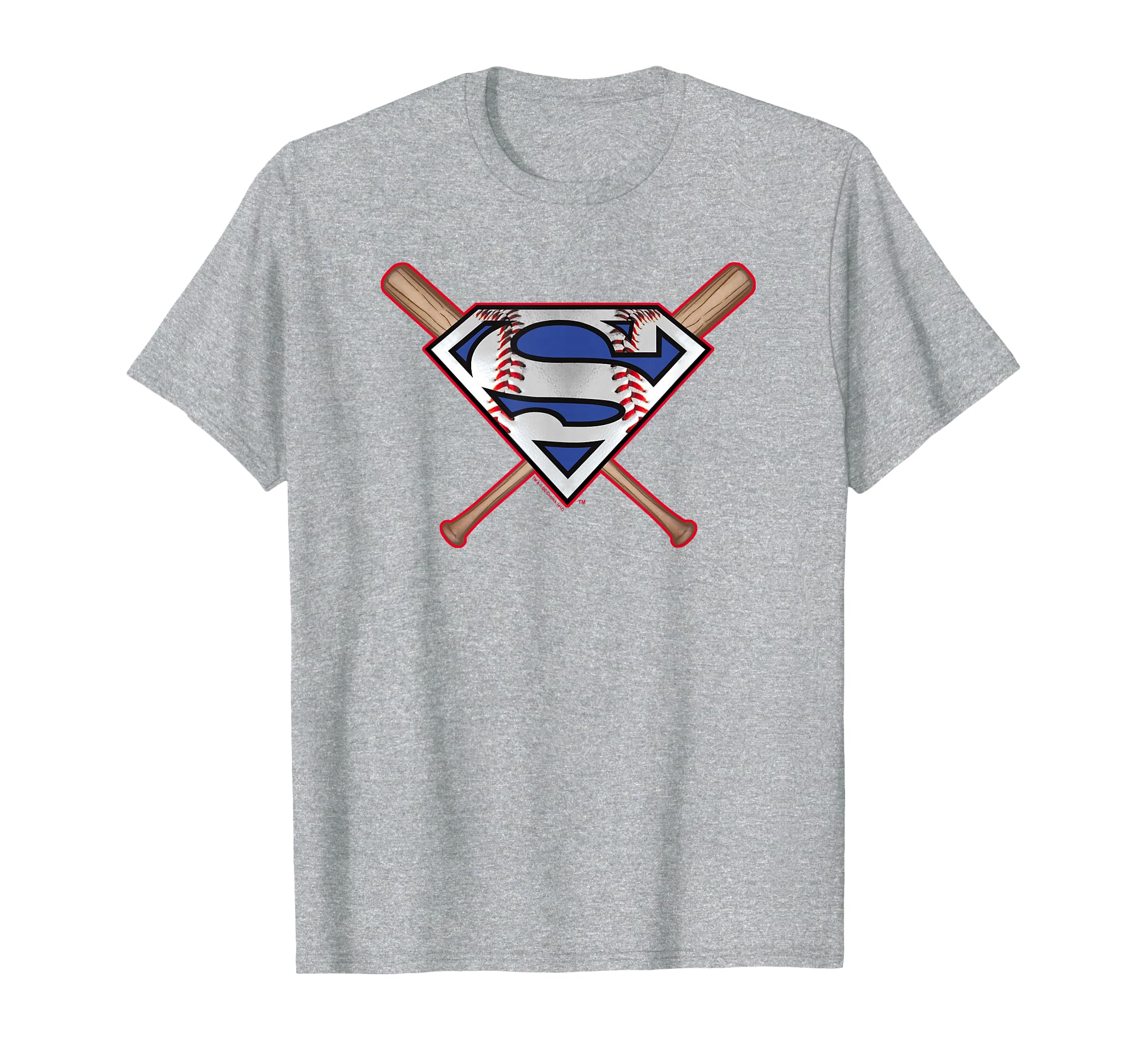 Superman Baseball Shield T-Shirt - Custom Art Print Unisex - T-Shirt, Sweatshirt, Hoodie