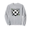 Soccer Ball Shaped Heart Mom Sweatshirt - Casual Everyday Wear for Adults - T-Shirt, Sweatshirt, Hoodie