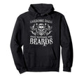 Tatted Daddy Fathers Day Gift Bearded Dad Hoodie - Trendy Graphic Unisex - T-Shirt, Sweatshirt, Hoodie