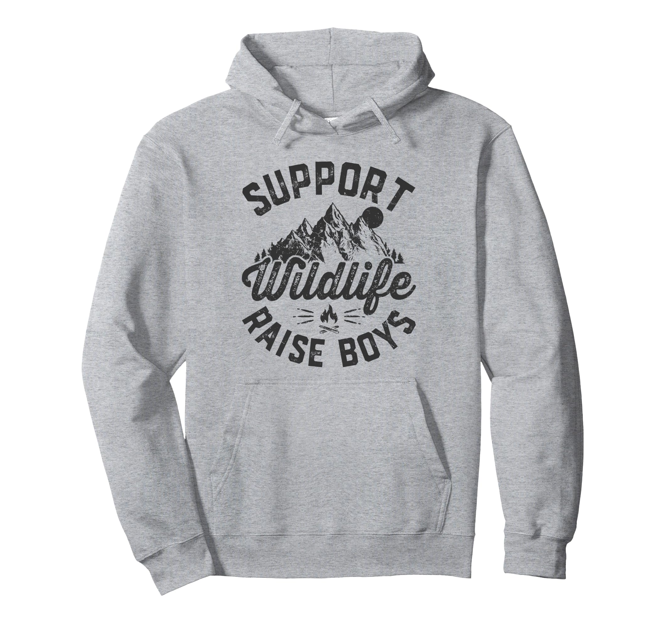 Support Wildlife Raise Funny Camping Hoodie - Trendy Graphic Men Women - T-Shirt, Sweatshirt, Hoodie