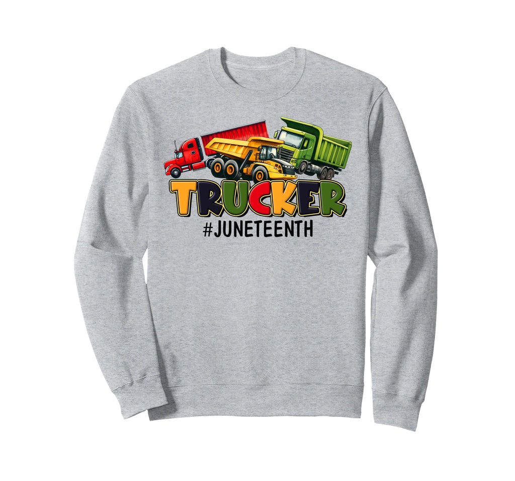 Juneteenth Melanin Black Dad Sweatshirt - Custom Art Print for Adults - T-Shirt, Sweatshirt, Hoodie