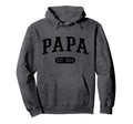 Papa Est 2024 Grandpa Hoodie - Unique Graphic Unisex - T-Shirt, Sweatshirt, Hoodie