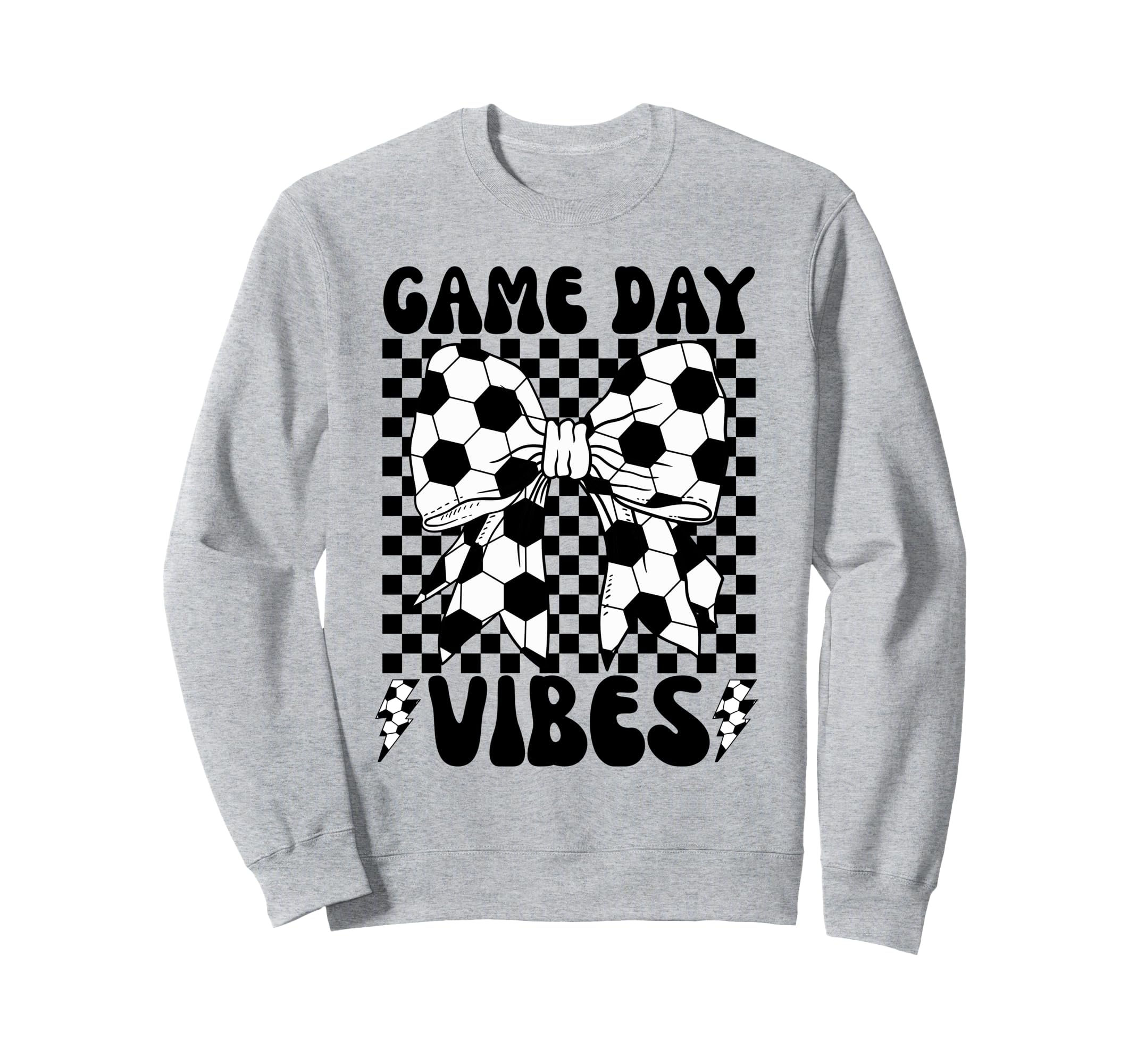 Game Day Vibes Coquette Bow Sweatshirt - Fun Novelty Design Men Women - T-Shirt, Sweatshirt, Hoodie