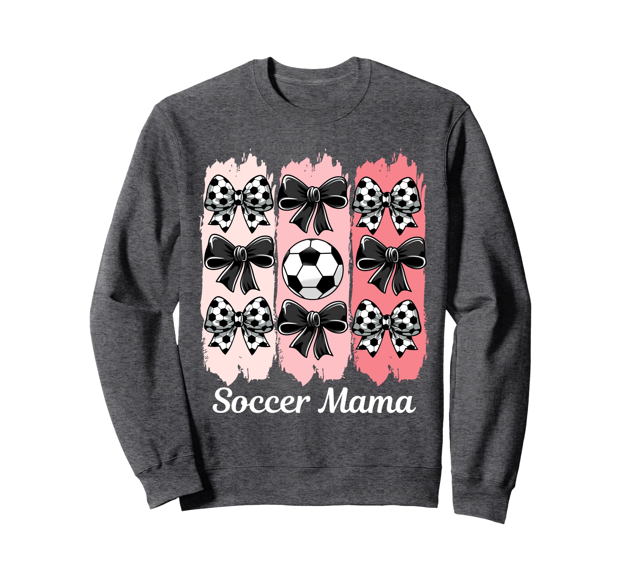 Soccer Mama Coquette Bow Soccer Mom Sweatshirt - Graphic Print for Adults - T-Shirt, Sweatshirt, Hoodie