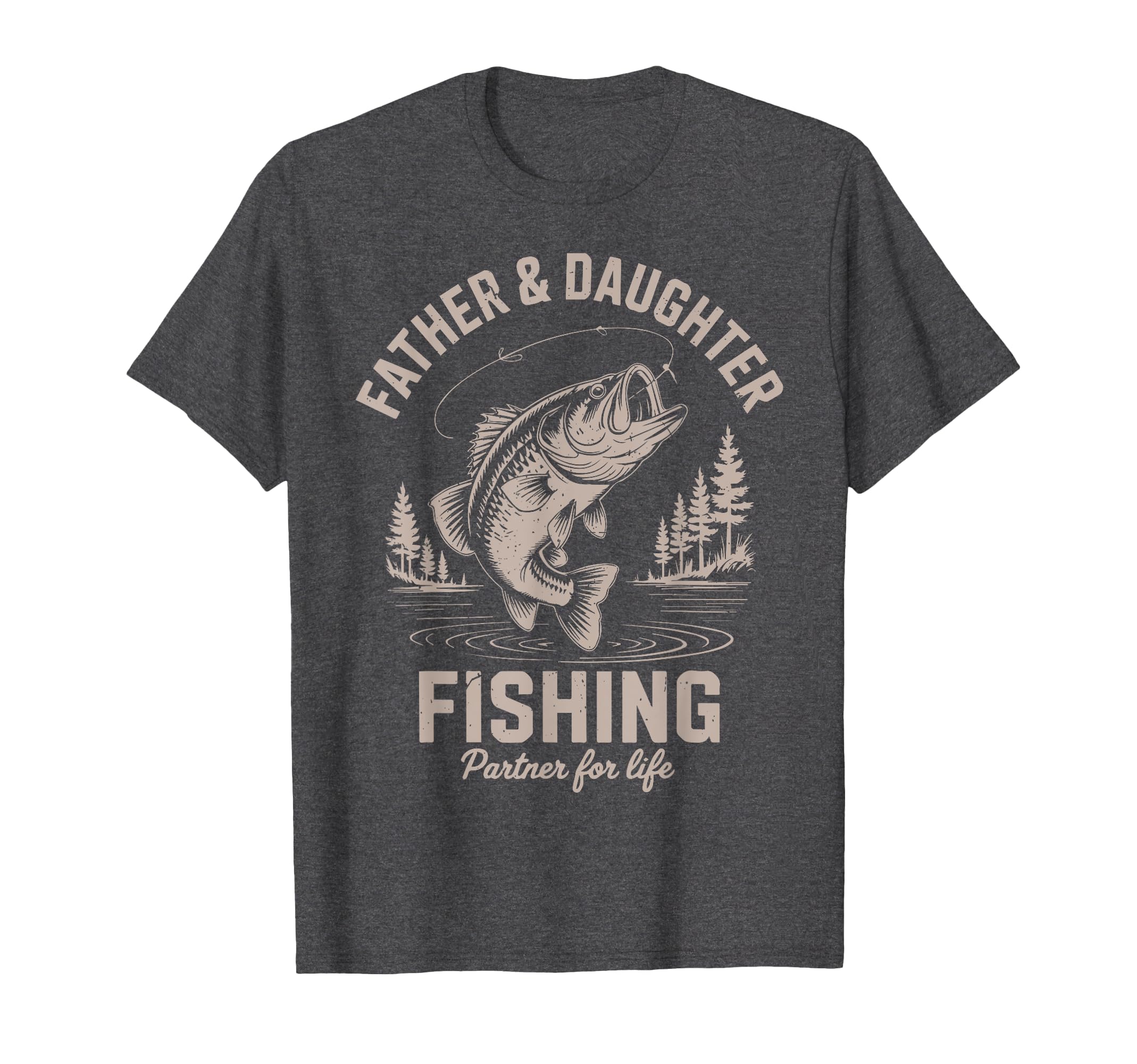 Father Daughter Matching Fishing T-Shirt - Unique Graphic Men Women - T-Shirt, Sweatshirt, Hoodie
