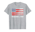 Mens American Baseball Dad Baseball T-Shirt - Trendy Graphic for Adults - T-Shirt, Sweatshirt, Hoodie