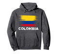 Colombia Colombian Flag Sport Soccer Hoodie - Unique Graphic Unisex - T-Shirt, Sweatshirt, Hoodie