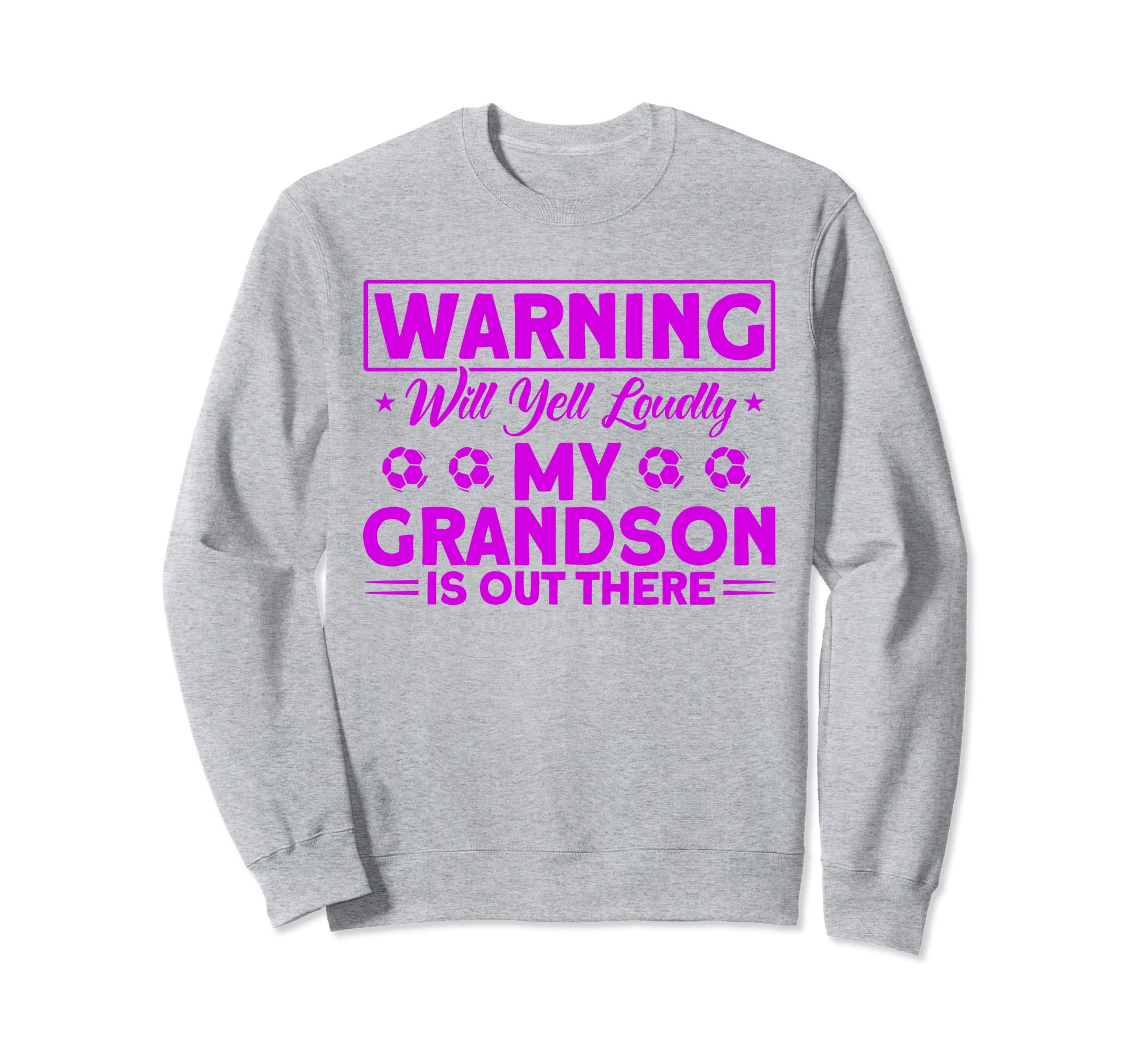 Soccer Grandma Family Matching Sweatshirt - Fun Novelty Design for Adults - T-Shirt, Sweatshirt, Hoodie