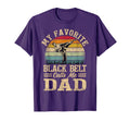 My Favorite Black Belt Calls Me Dad T-Shirt - Minimalist Print for Adults - T-Shirt, Sweatshirt, Hoodie