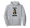 Mens Papa Bear Papa Bear Lover Fathers Hoodie - Aesthetic Graphic Unisex - T-Shirt, Sweatshirt, Hoodie