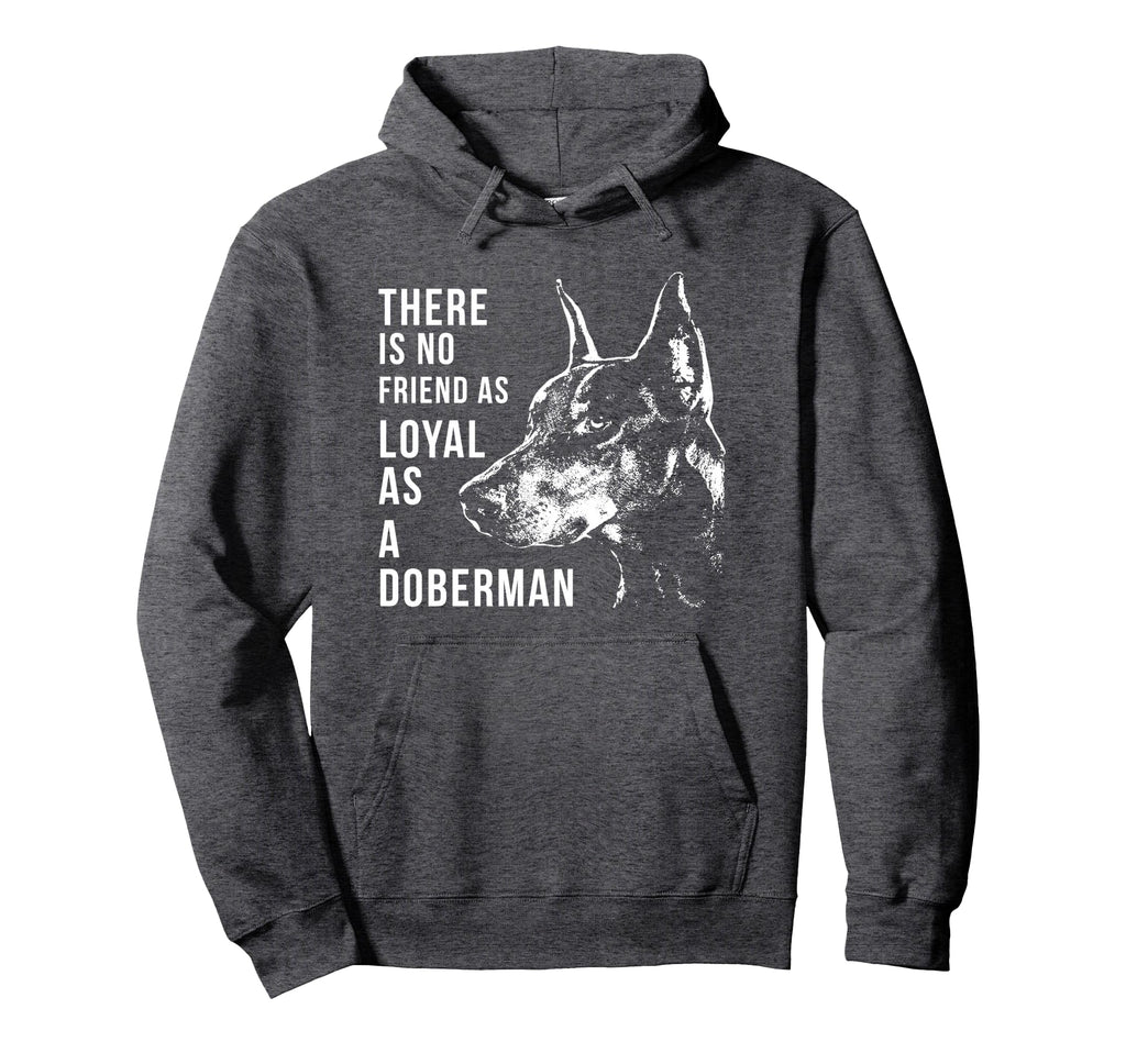 Doberman Dog Mom Dog Dad Doberman Hoodie - Minimalist Print for Adults - T-Shirt, Sweatshirt, Hoodie