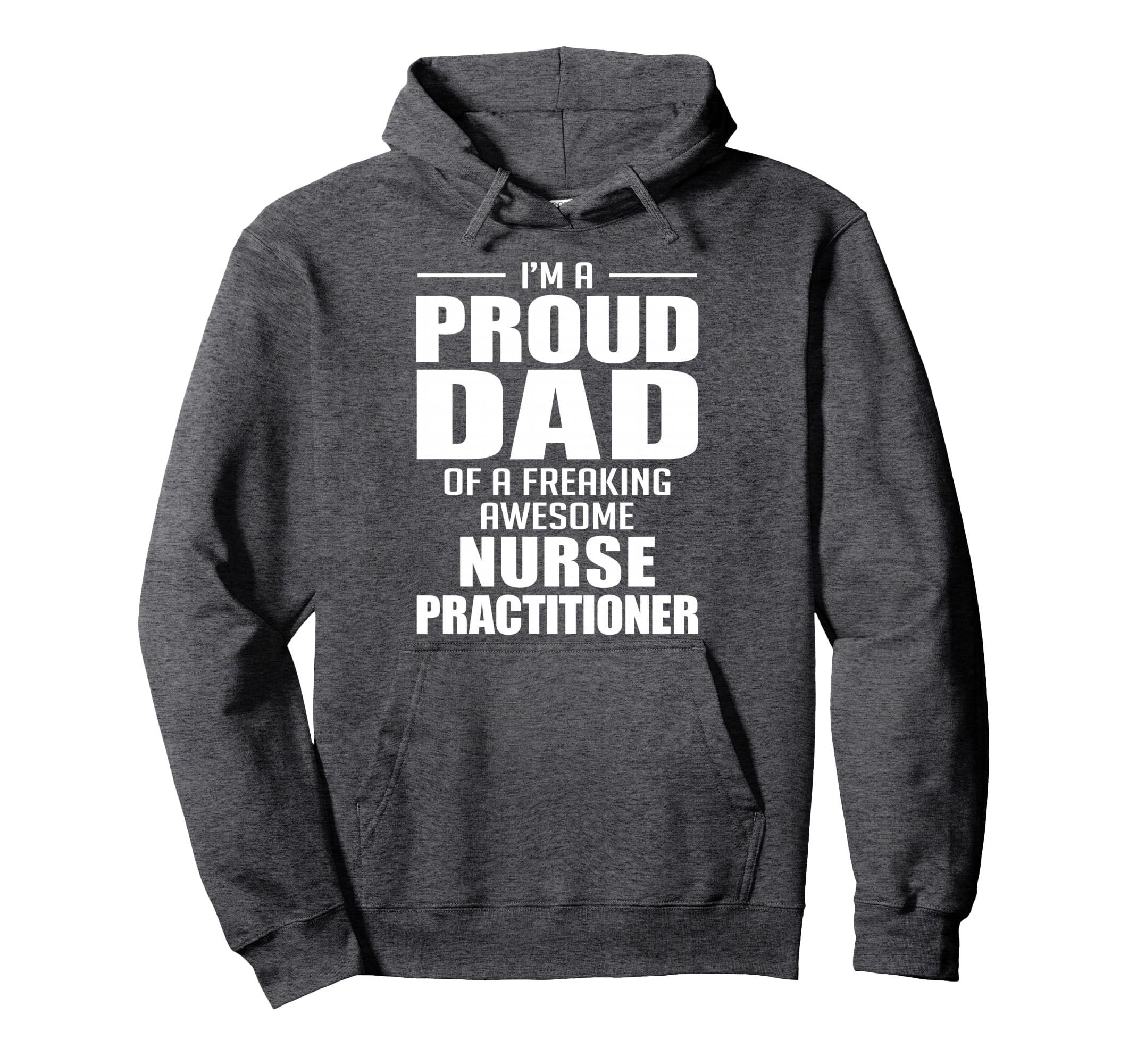 Proud Dad Freaking Awesome Nurse Hoodie - Custom Art Print Unisex - T-Shirt, Sweatshirt, Hoodie