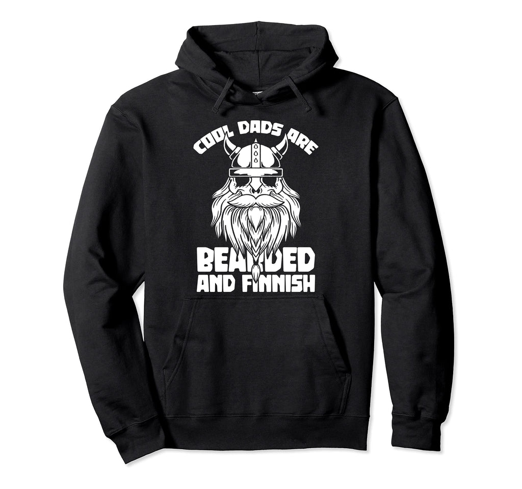 Finn Finnish Bearded Viking Dad Hoodie - Casual Everyday Wear Men Women - T-Shirt, Sweatshirt, Hoodie