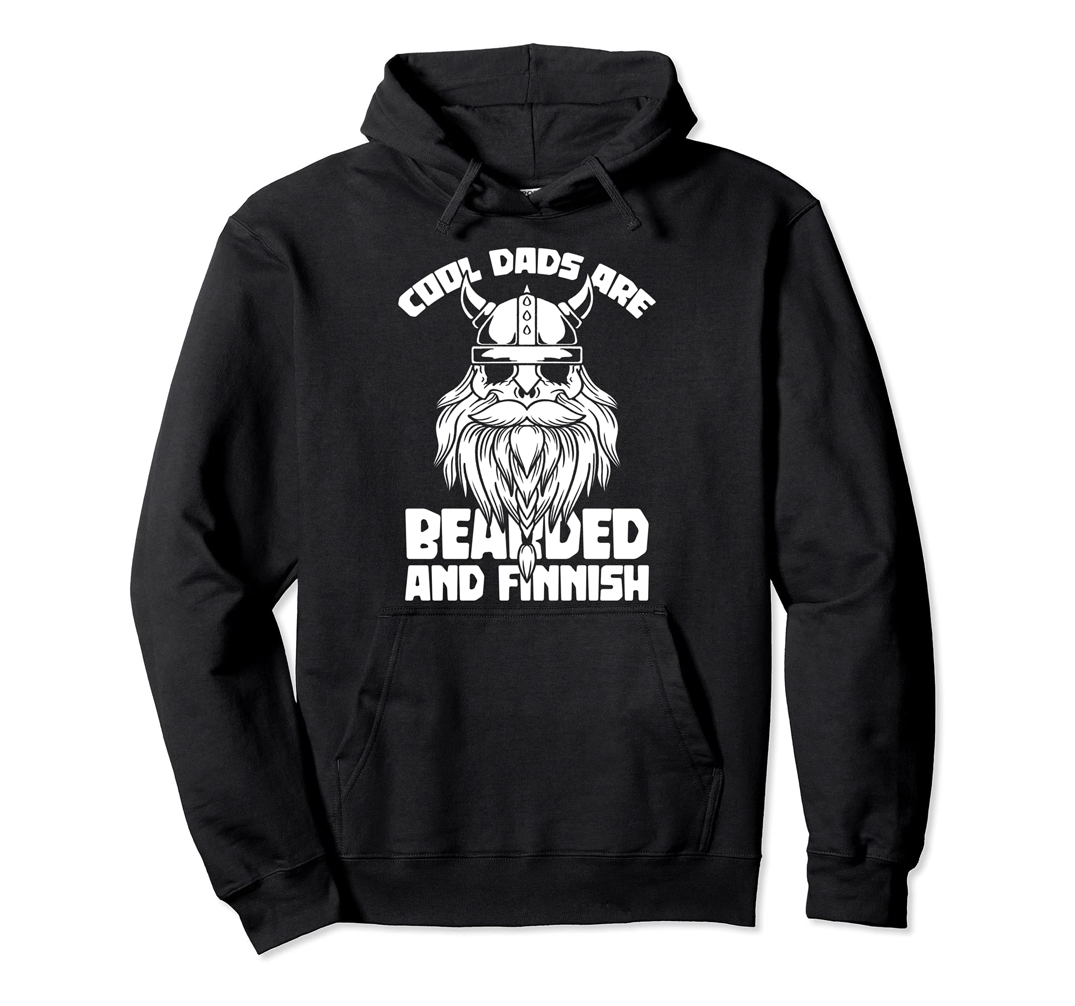 Finn Finnish Bearded Viking Dad Hoodie - Casual Everyday Wear Men Women - T-Shirt, Sweatshirt, Hoodie