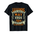 Legends Were Born May 1966 60Th Birthday T-Shirt - Minimalist Print Unisex - T-Shirt, Sweatshirt, Hoodie
