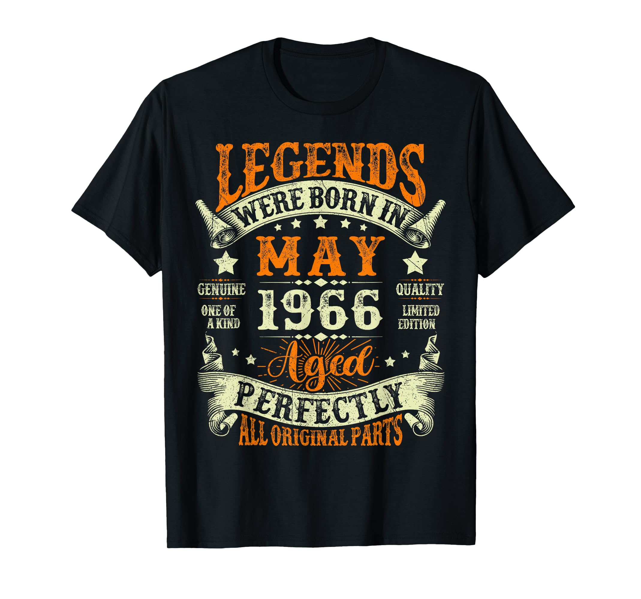 Legends Were Born May 1966 60Th Birthday T-Shirt - Minimalist Print Unisex - T-Shirt, Sweatshirt, Hoodie